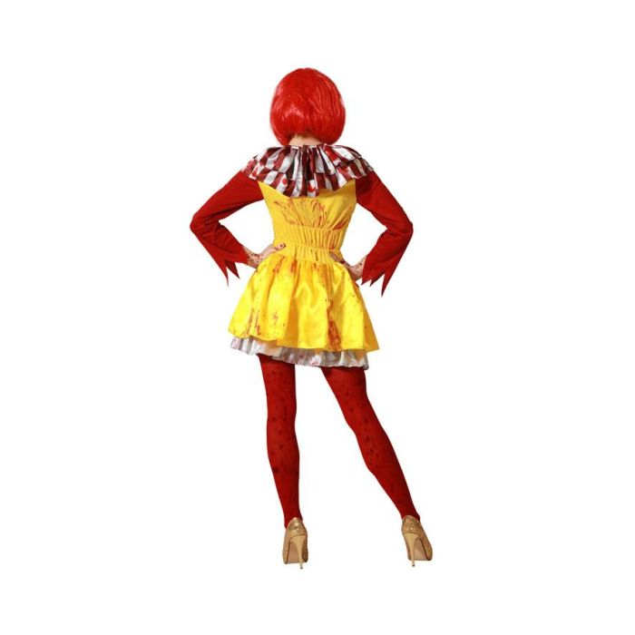 Disfraz Payaso Amarillo Halloween Mujer Adulto XS-S 2 Disfraz Payaso Amarillo Halloween Mujer Adulto XS-S 2
