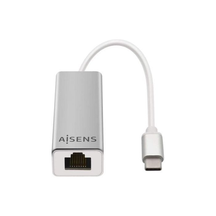 Aisens Conversor USB3.1 Gen1 USB-C a Ethernet Gigabit 10/100/1000 Mbps, Compatible con Windows, Mac, Linux 1 Aisens Conversor USB3.1 Gen1 USB-C a Ethernet Gigabit 10/100/1000 Mbps, Compatible con Windows, Mac, Linux 1