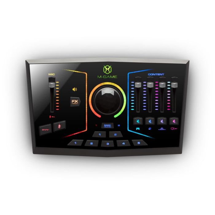 Interfaz De Audio Gamer/Stream M-Game Dual Rgb 3 Interfaz De Audio Gamer/Stream M-Game Dual Rgb 3