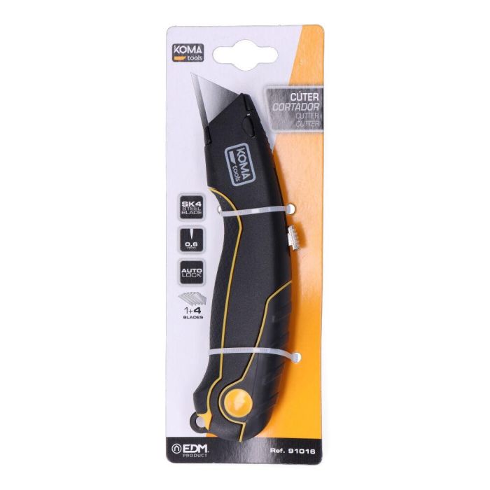 Cúter con cuchilla retráctil koma tools 3 Cúter con cuchilla retráctil koma tools 3