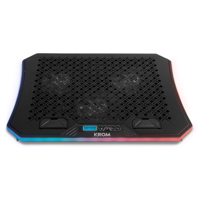 Soporte Refrigerante Krom Kooler para Portátiles hasta 19"/ Iluminación LED Soporte Refrigerante Krom Kooler para Portátiles hasta 19"/ Iluminación LED