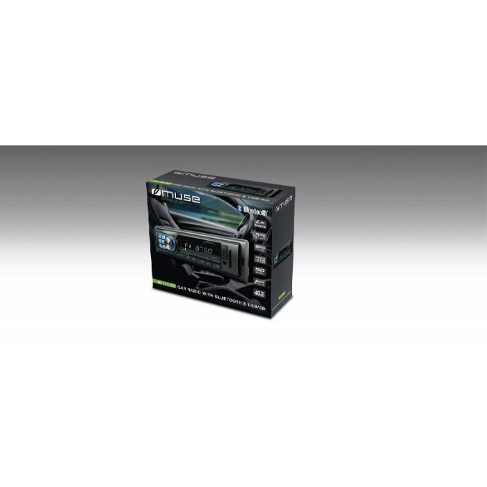 MUSE Autorradio con Bluetooth, USB y Ranura para Tarjeta SD