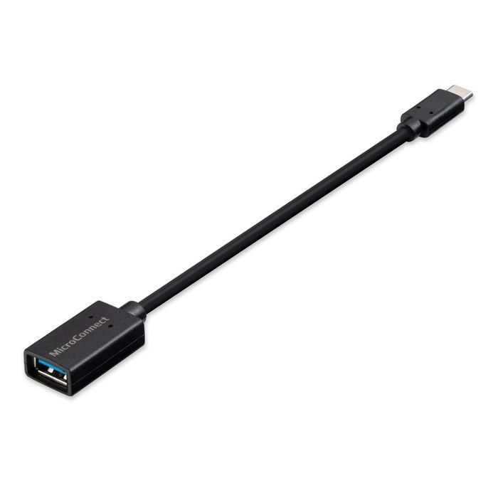 MicroConnect Adaptador de USB-C 3.2 Gen 1 a USB 3.2 Gen 1 Tipo A, 0.2m 1
