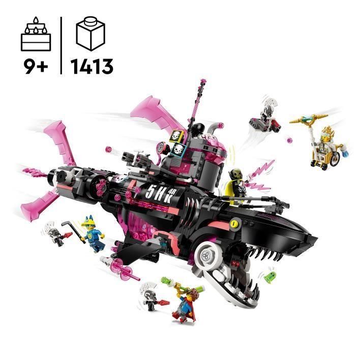 LEGO Dreamzzz 71500 Submarino Tiburón Pesadilla - Juego creativo para niños a partir de 9 años 1