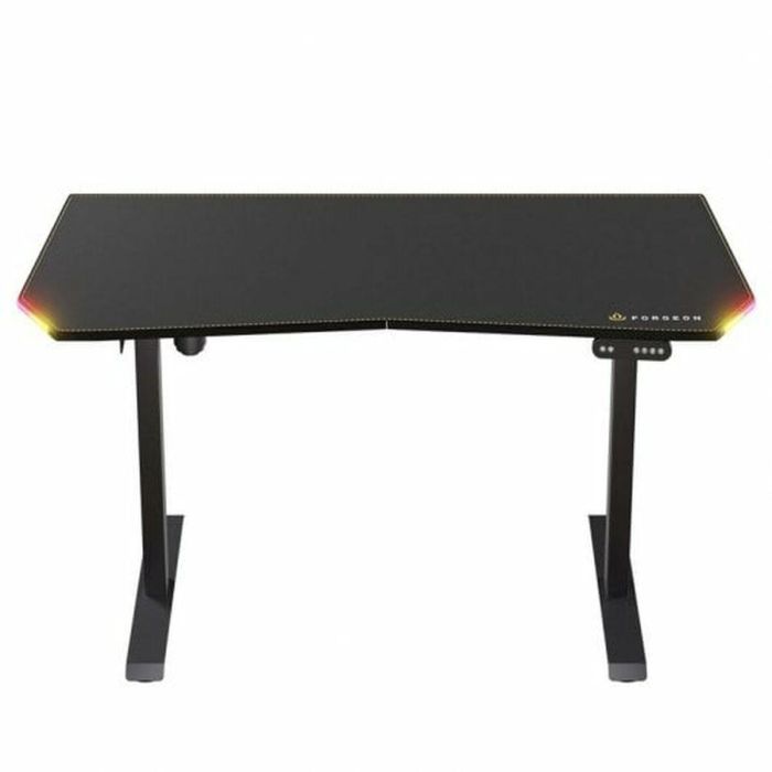 Mesa de Escritorio Gaming Forgeon Battleground Negro 140 x 70 x 75 cm