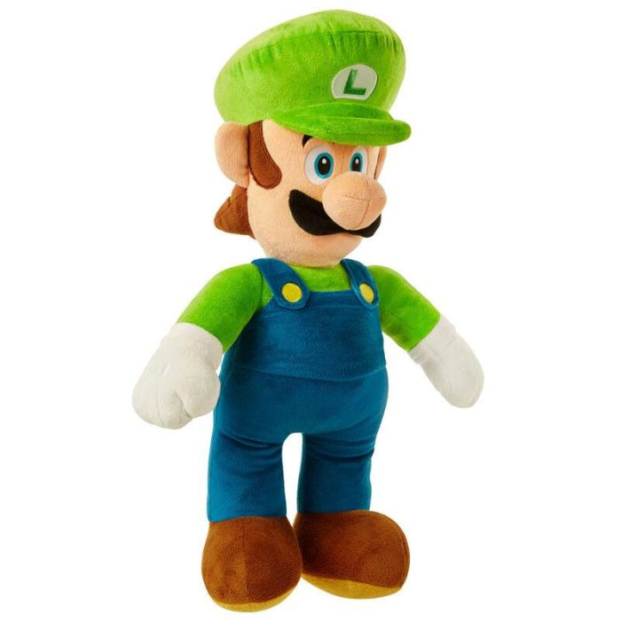 Peluche Jumbo Luigi Super Mario Nintendo 50cm 1 Peluche Jumbo Luigi Super Mario Nintendo 50cm 1