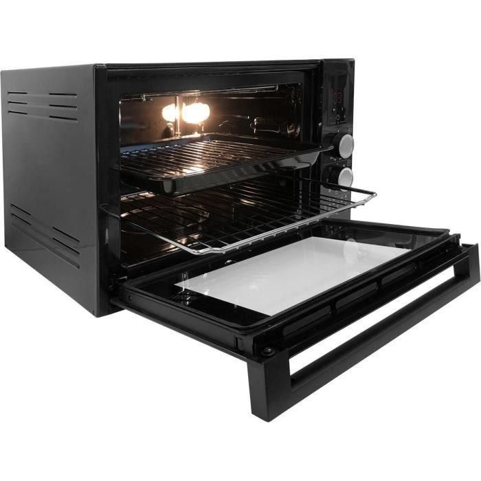 Mini horno - BEKO - BMF30QVB - 30 L - Multifunción - Calor agitado - Pantalla LED - 7 funciones - Negro 5 Mini horno - BEKO - BMF30QVB - 30 L - Multifunción - Calor agitado - Pantalla LED - 7 funciones - Negro 5