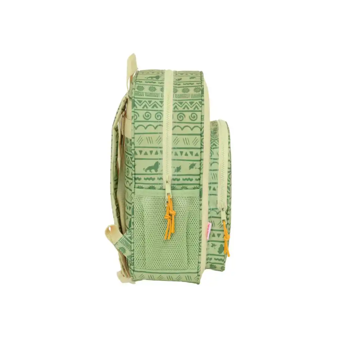 Mochila Escolar Mufasa Verde Beige 32 x 38 x 12 cm 2