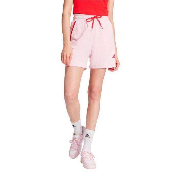 Pantalones Cortos Deportivos para Mujer Adidas Cb Sho Rosa 9-10 Años 3