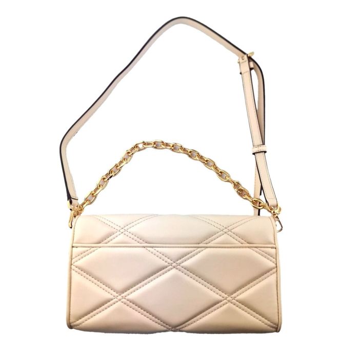 Bolso Mujer Michael Kors Serena Beige 25 x 15 x 4 cm 2