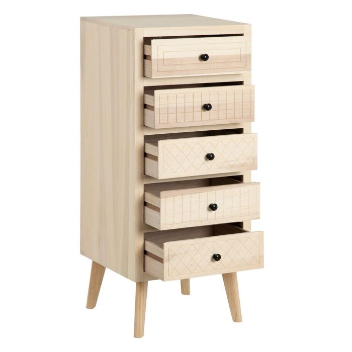 Cajonera MARIE 42 x 40,2 x 100 cm Natural Madera DMF Cajonera MARIE 42 x 40,2 x 100 cm Natural Madera DMF