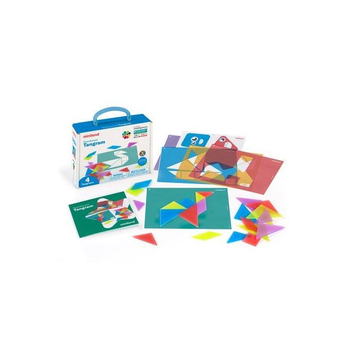 Juego Educat.Miniland Translucent Tangram (3-6 Años)