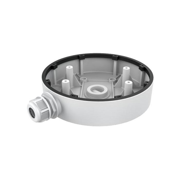 LevelOne CAS-7360 Soporte de Techo Universal para Caja de Conexiones FCS-3096v2, Aluminio Blanco con Kit de Tornillos