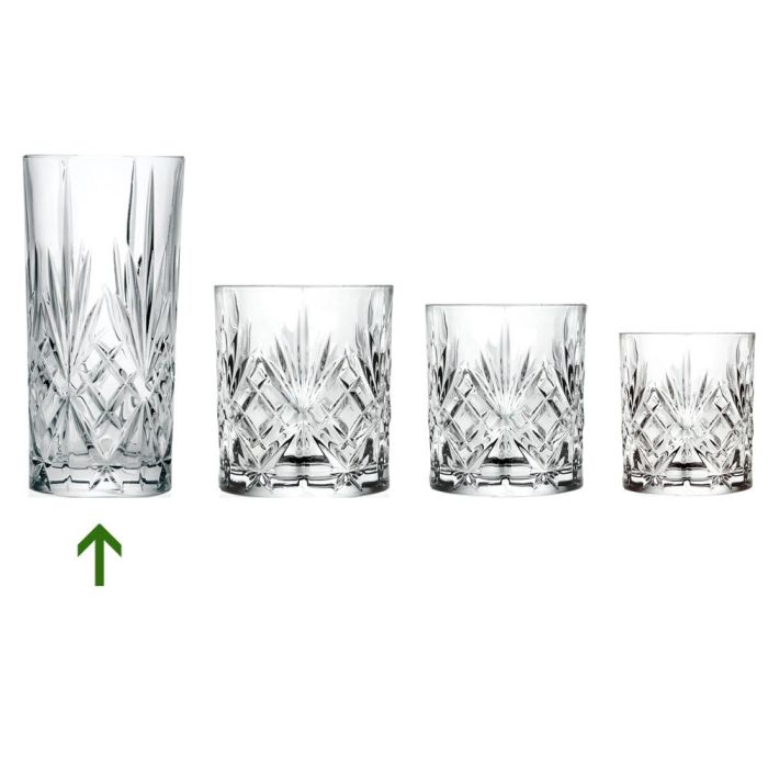 Rcr Cristalleria IT Melodia Vaso Alto 360 Ml altura 150 mm (6 Unidades) Cristal Ecológico Luxion 3 Rcr Cristalleria IT Melodia Vaso Alto 360 Ml altura 150 mm (6 Unidades) Cristal Ecológico Luxion 3