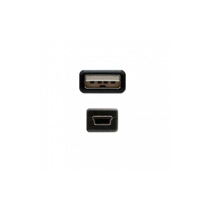 Nanocable Cable USB 2.0 A a Mini USB B Macho/Macho 1.8m Negro - 10.01.0402 2 Nanocable Cable USB 2.0 A a Mini USB B Macho/Macho 1.8m Negro - 10.01.0402 2
