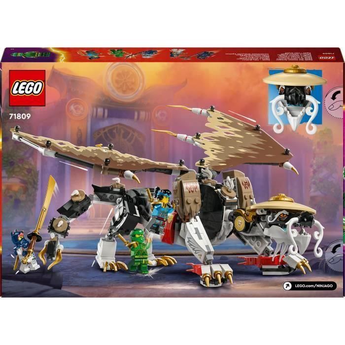 LEGO 71809 NINJAGO Equivale al Maestro Dragón, juguete ninja con 5 minifiguras ninja, incluidos los personajes de Lloyd y Nya 5