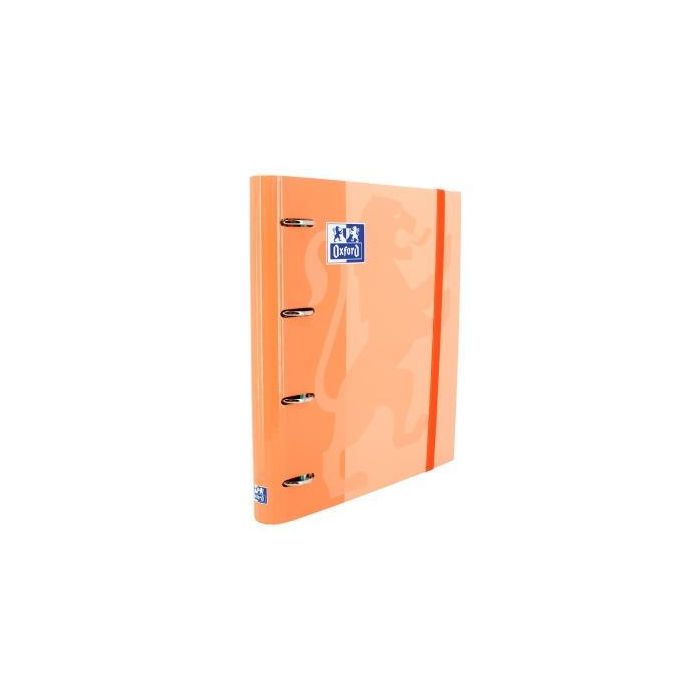 Oxford Carpeta Anillas 4 X 35 mm Classic Europeanbinder C-Recambio 100H A4+ 5x5 Tapa Extradura Melocotón