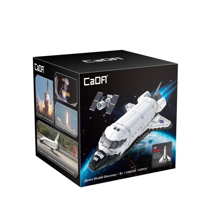 DEQUBE Space Shuttle Discovery C56051W 475 Piezas - NASA Escala 1:320 con Telescopio Hubble (Licencia Oficial) 4 DEQUBE Space Shuttle Discovery C56051W 475 Piezas - NASA Escala 1:320 con Telescopio Hubble (Licencia Oficial) 4