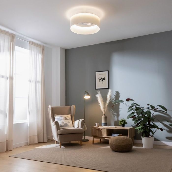 Ventilador de Techo con Luz Cecotec EnergySilence LampAero 650 Blanco 20 W 45 W 3 Ventilador de Techo con Luz Cecotec EnergySilence LampAero 650 Blanco 20 W 45 W 3