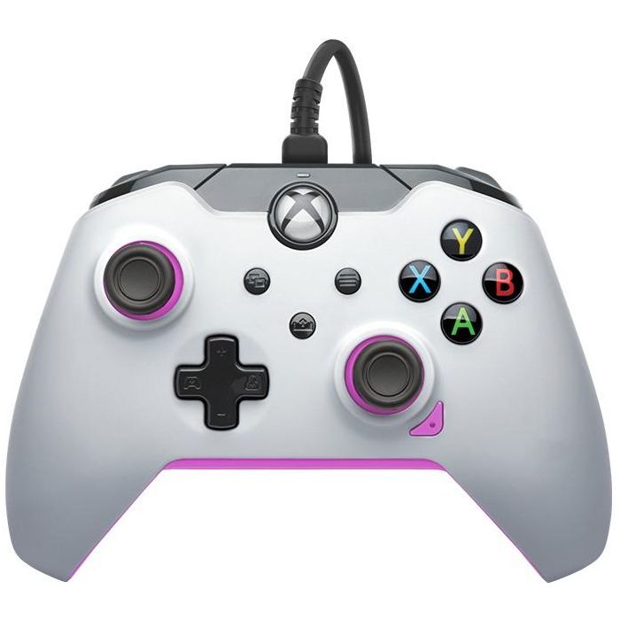 PDP Mando con cable para Xbox Series X|S, Xbox One y Windows 10/11 - Blanco Fusión