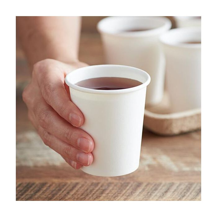 Set de 50 vasos blancos de cartón 120 cc Algon (36 Cajas) 5 Set de 50 vasos blancos de cartón 120 cc Algon (36 Cajas) 5