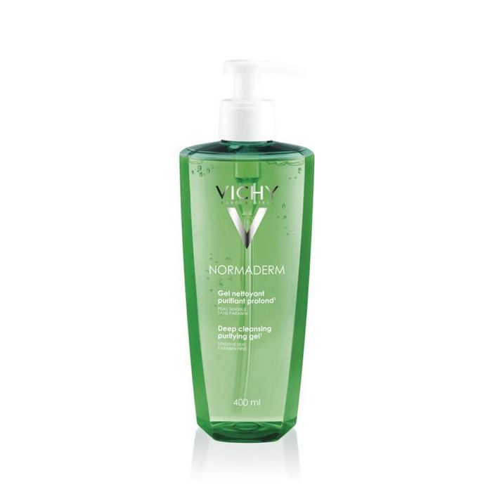 Vichy NORMADERM PHYTOSOLUTION Gel Limpiador Facial Purificante para Piel Grasa y Acnéica con Ácido Salicílico 400 ml