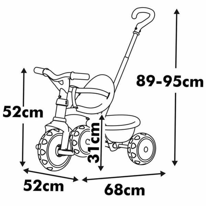 SMOBY - Be Move - Triciclo rosa Be Move 2 SMOBY - Be Move - Triciclo rosa Be Move 2