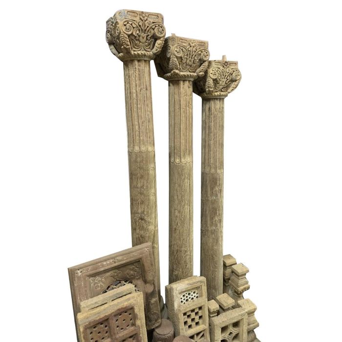 Estatuas de jardín Home ESPRIT Natural Teca madera de teca 38 x 38 x 267 cm 38 X 38 X 248 cm 1 Estatuas de jardín Home ESPRIT Natural Teca madera de teca 38 x 38 x 267 cm 38 X 38 X 248 cm 1