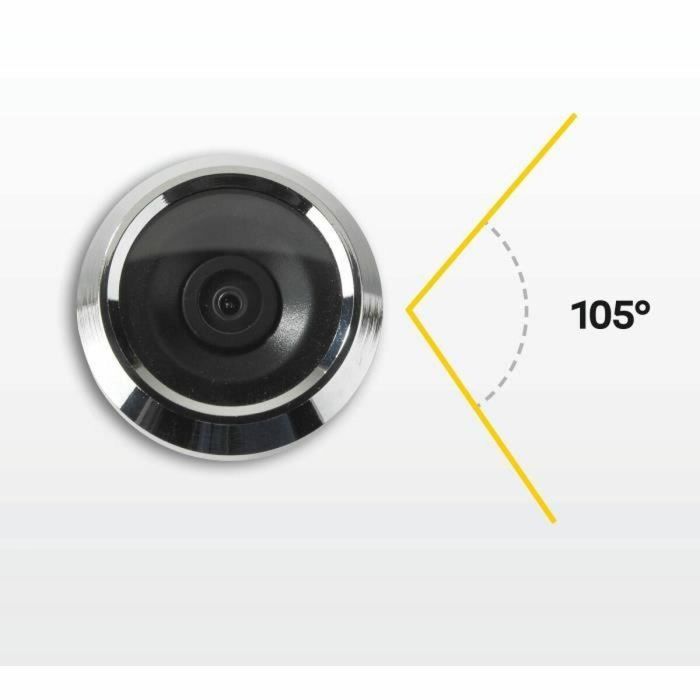 Yale Mirilla digital Pantalla LCD 3.2" para puerta, compatible con grosores de 38-110 mm 0 Yale Mirilla digital Pantalla LCD 3.2" para puerta, compatible con grosores de 38-110 mm 0