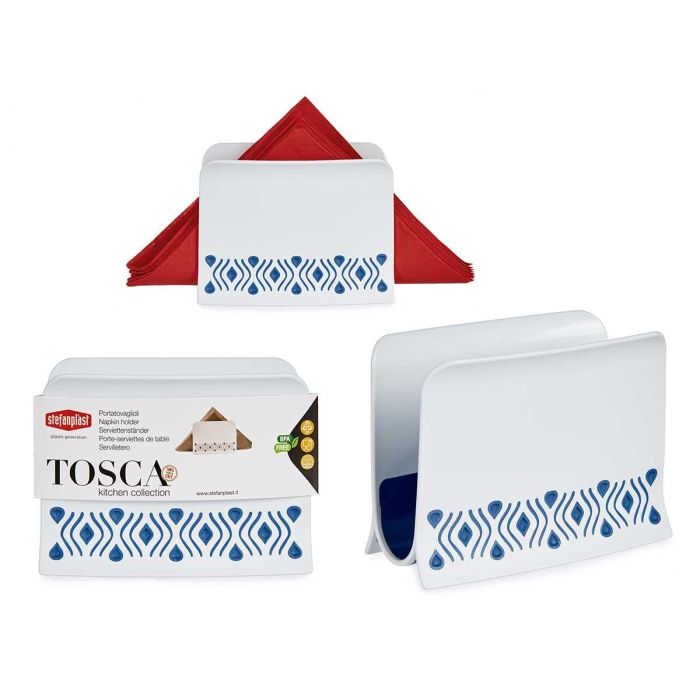 Servilletero Plastico Tosca Azul Stefanplast 8X11CM (8 Unidades) Servilletero Plastico Tosca Azul Stefanplast 8X11CM (8 Unidades)