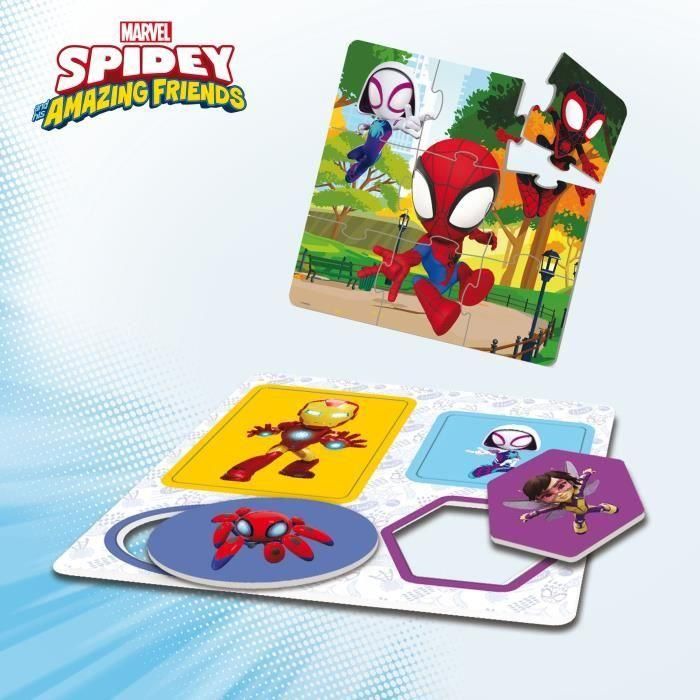 Lisciani LIS8008324099146 Colección 10 Juegos Educativos Edu Games Spidey para los más Pequeños 3