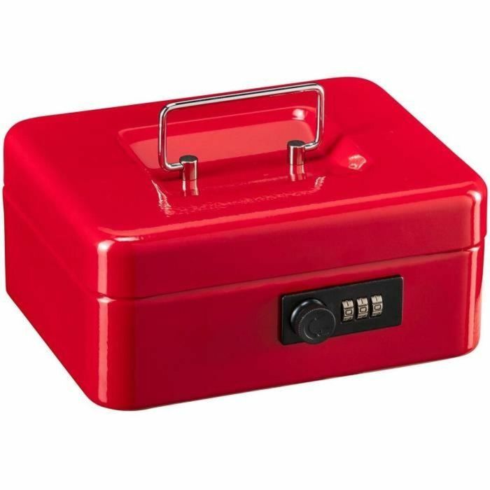 Caja de monedas - BURG WACHTER - Money Code 5020 Rojo - Apertura con código, acero rojo 4