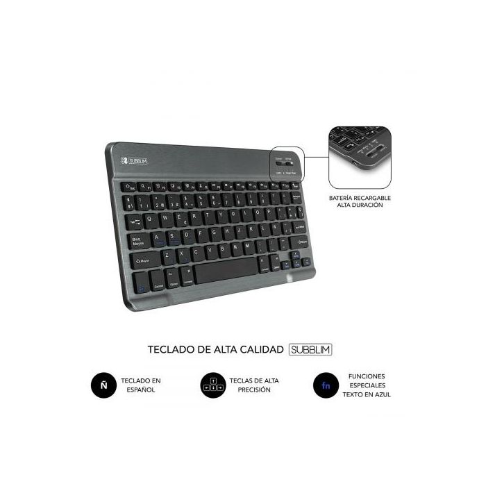 SUBBLIM Funda Tablet KEYTAB PRO BLUETOOTH 10,1" Black 4 SUBBLIM Funda Tablet KEYTAB PRO BLUETOOTH 10,1" Black 4