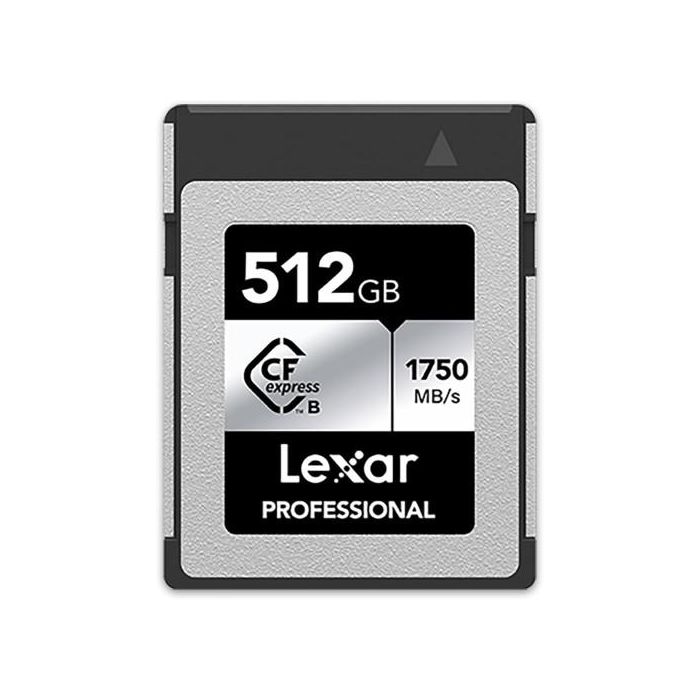 Lexar 512Gb Professional Cfexpress Type B Card Silver, Up To 1750Mb/S Read 1300Mb/S Write 2