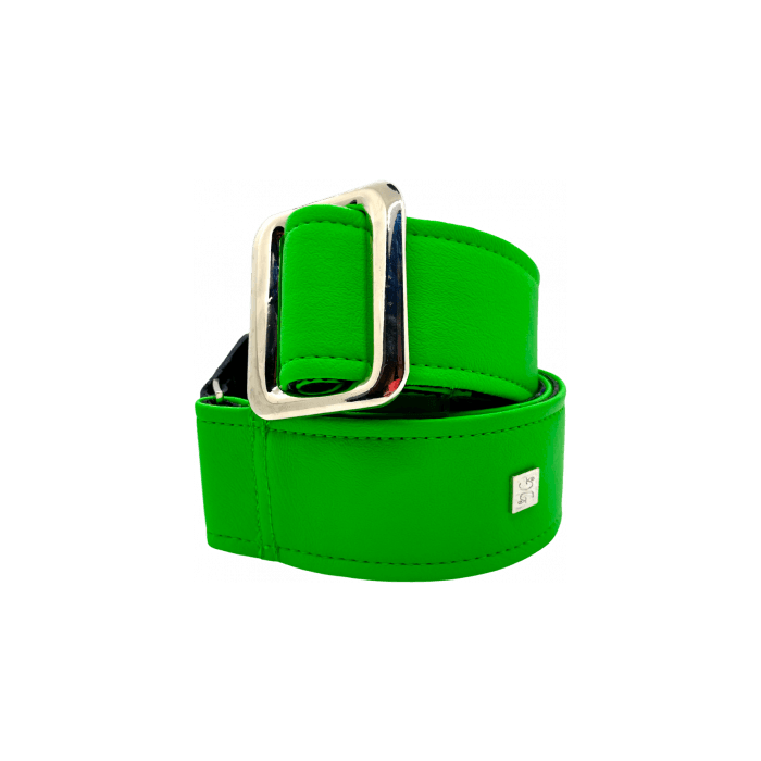 GETM Correa Guitarra Bajo Fly Green Ajustable Hasta 165 cm Polipiel Nailon Piel Color Verde 1