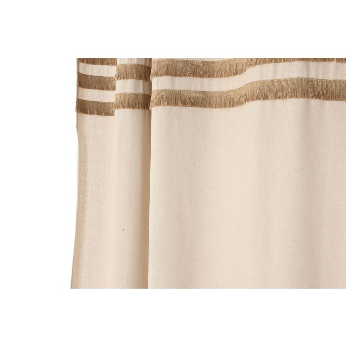 Cortina Cottage DKD Home Decor Natural 260 x 140 cm (2 Unidades) 2 Cortina Cottage DKD Home Decor Natural 260 x 140 cm (2 Unidades) 2