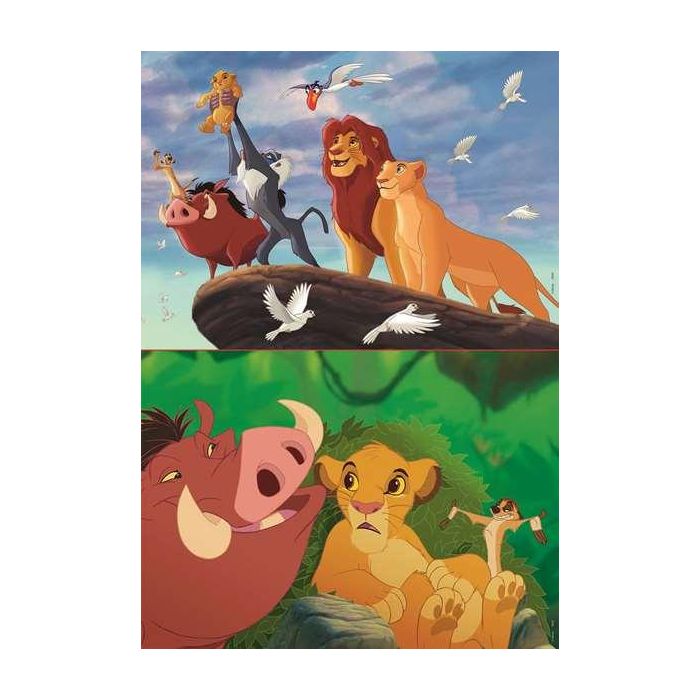 Educa Puzzle 2x48 El Rey León 1