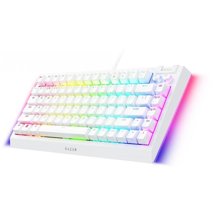 Razer RZ03-05001700-R3M1 BlackWidow V4 Teclado Mecánico para Gaming - 75% Retroiluminado USB-C, Switch Razer Mecánico, Blanco (USA) 5 Razer RZ03-05001700-R3M1 BlackWidow V4 Teclado Mecánico para Gaming - 75% Retroiluminado USB-C, Switch Razer Mecánico, Blanco (USA) 5