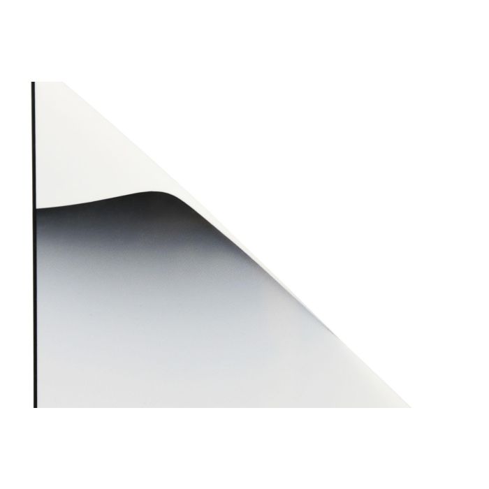 DKD Home Decor Cuadro Moderno Abstracto Blanco Negro Aluminio MDF 80 x 80 x 3.5 cm (2 Unidades) 2