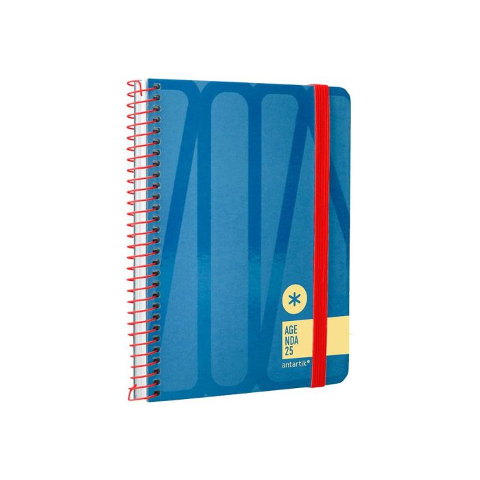 Agenda Espiral Antartik Bold A6 2025 Semana Vista Color Azul Papel 80 gr 5