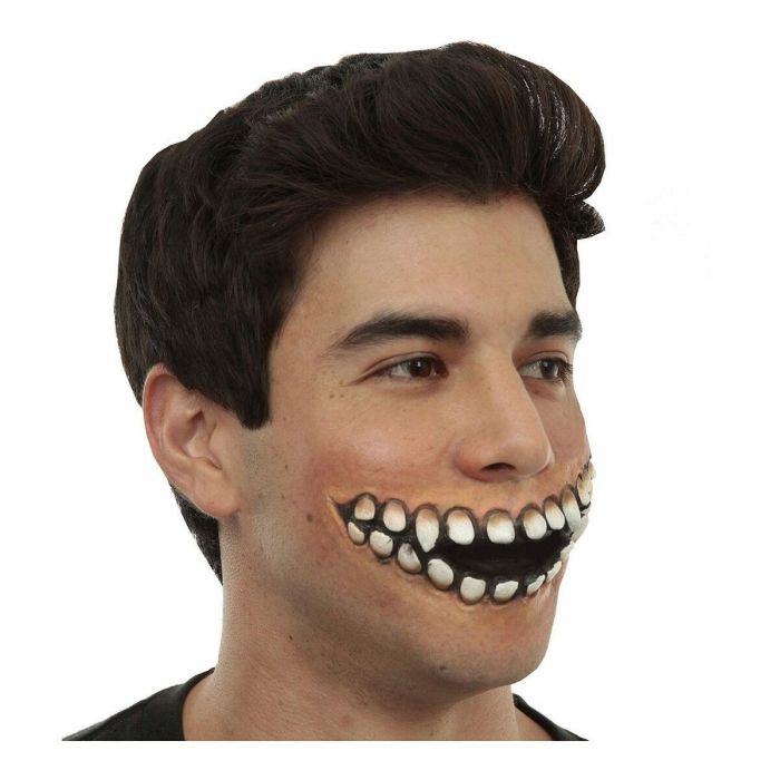 Aplicación sonrisa horripilante de látex Aplicación sonrisa horripilante de látex