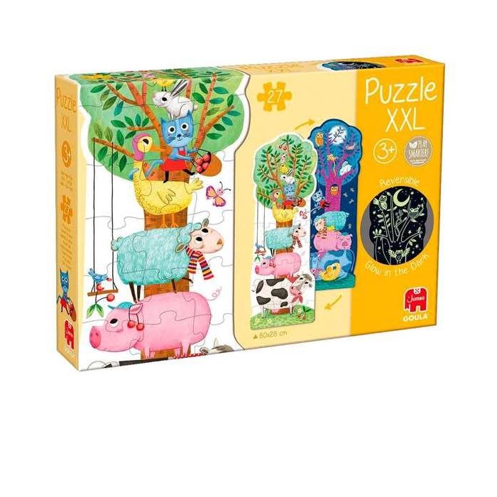 Puzzle XXL reversible luz. brilla en la oscuridad.goula