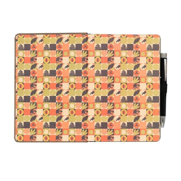 ERIK Cuaderno A5 Premium Jurassic Park con Bolígrafo Proyector, Tapa Dura y Cierre a Presión