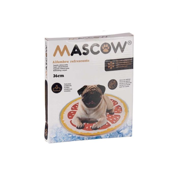 Mascow Alfombra Refrescante para Mascotas Naranja 35 x 35 cm (Set de 12)