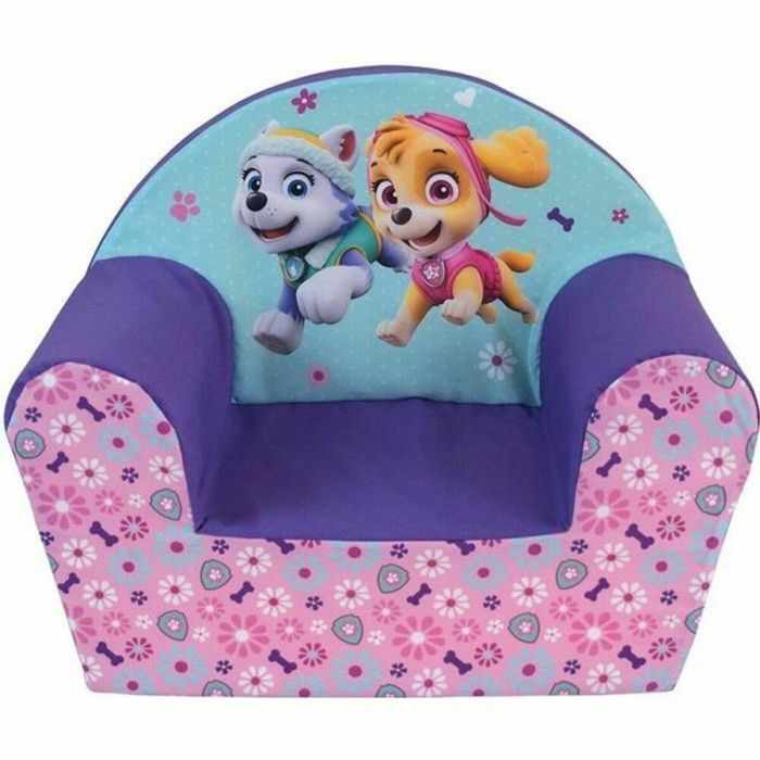 PAT PATROUILLE Sillón Club de Espuma para Niñas y Niños, Funda Poliéster, Dimensiones 52x33x42 cm, Apto desde 2 Años