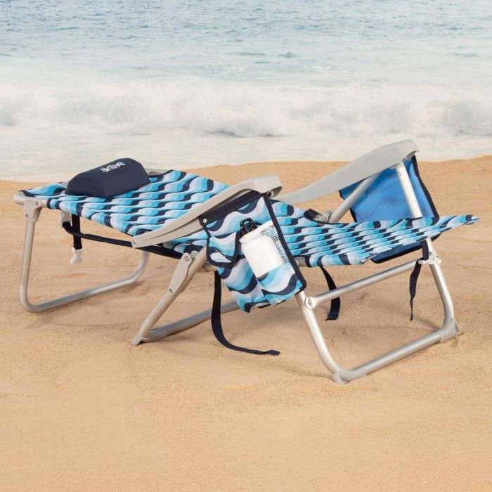 Silla de Playa Aktive 50 x 80 x 58 cm (2 Unidades) 4 Silla de Playa Aktive 50 x 80 x 58 cm (2 Unidades) 4