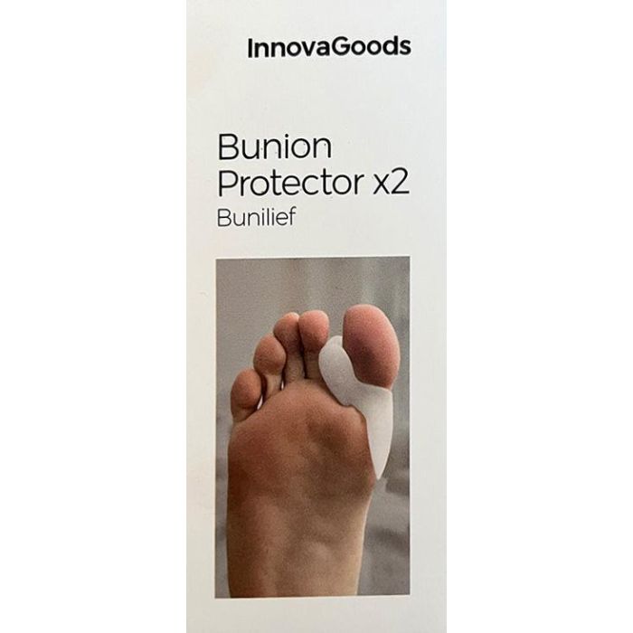 Corrector Protector de Silicona para Juanetes Bunilief InnovaGoods 2 Unidades 6 Corrector Protector de Silicona para Juanetes Bunilief InnovaGoods 2 Unidades 6