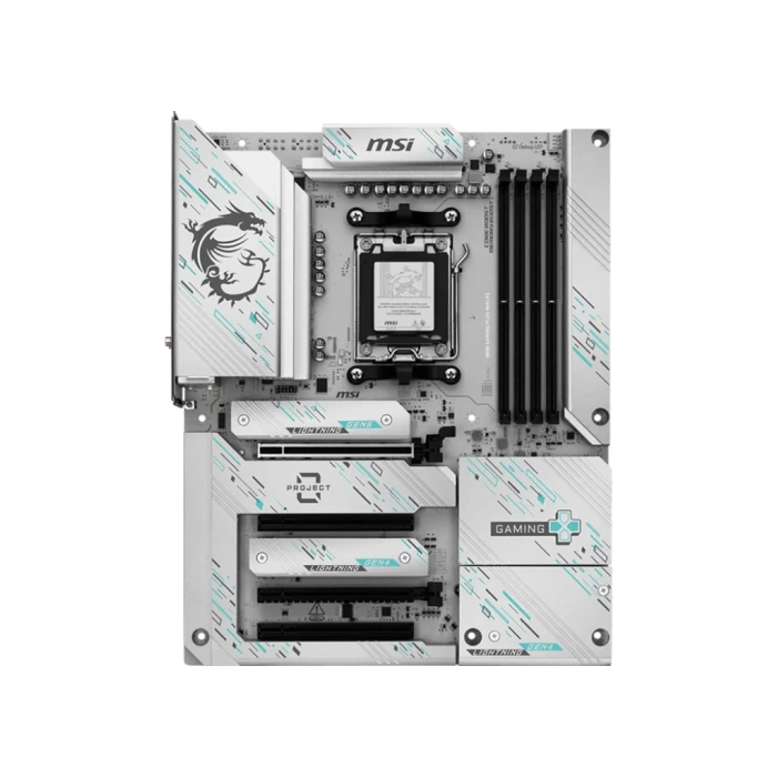 MSI Placa Base B850 GAMING PLUS WiFi PZ, AMD AM5, B850, 4x DDR5 256GB, 1x DP, 4x SATA3, 3x M.2, 5G LAN, WiFi 7, Bluetooth 5.4, 4x USB 3.2, ATX 911-7E75-001 1 MSI Placa Base B850 GAMING PLUS WiFi PZ, AMD AM5, B850, 4x DDR5 256GB, 1x DP, 4x SATA3, 3x M.2, 5G LAN, WiFi 7, Bluetooth 5.4, 4x USB 3.2, ATX 911-7E75-001 1