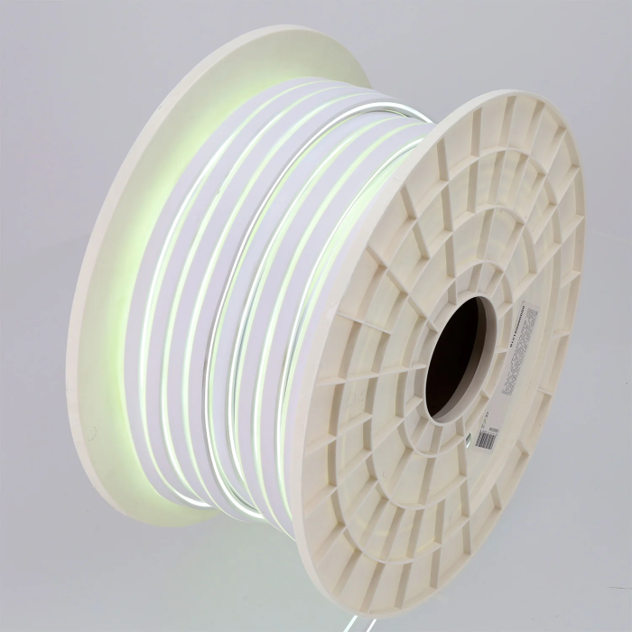 Tira LED Flexible 10W/M 220VAC 120LEDs/M SMD2835 IP65 4000K 50 Metros