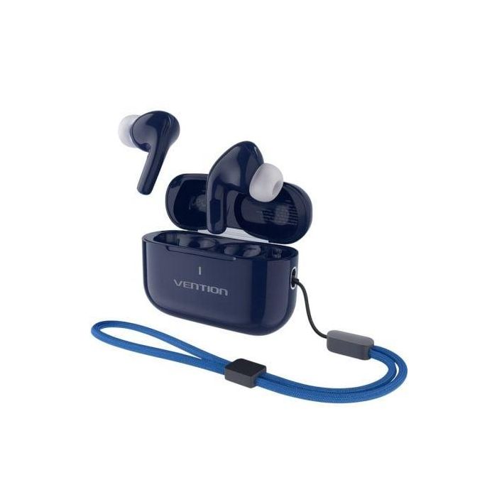 Vention Auriculares Bluetooth Echo Lite E11 Plus con Estuche de Carga y Autonomía de 30h - Azules